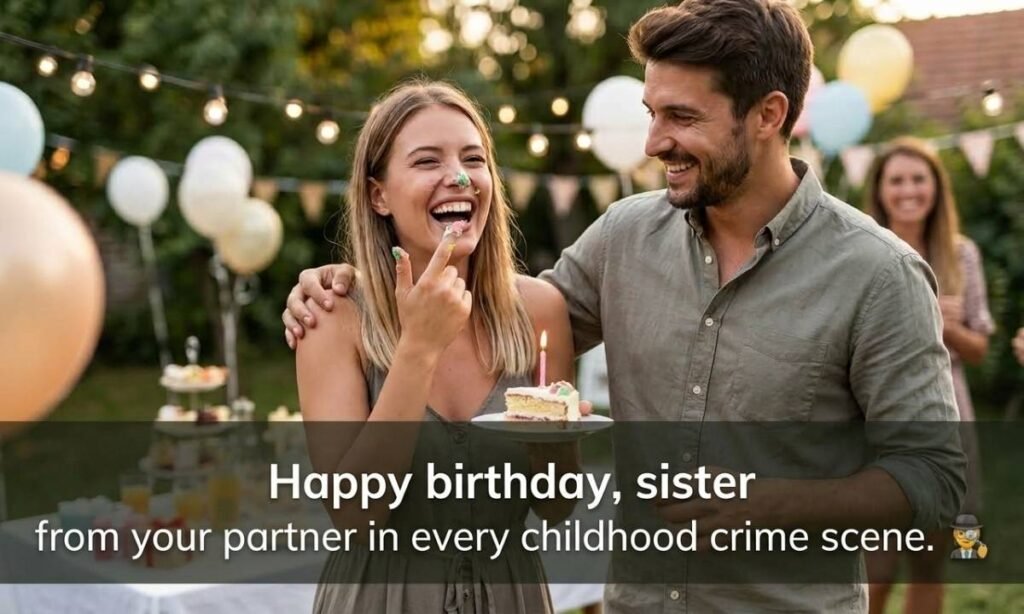 Funny Birthday Wishes for Sister From Brother or Sister 