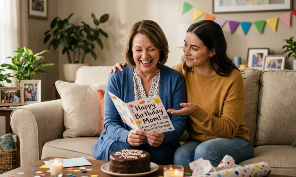 Funny Happy Birthday Wishes for Mom From Daughter