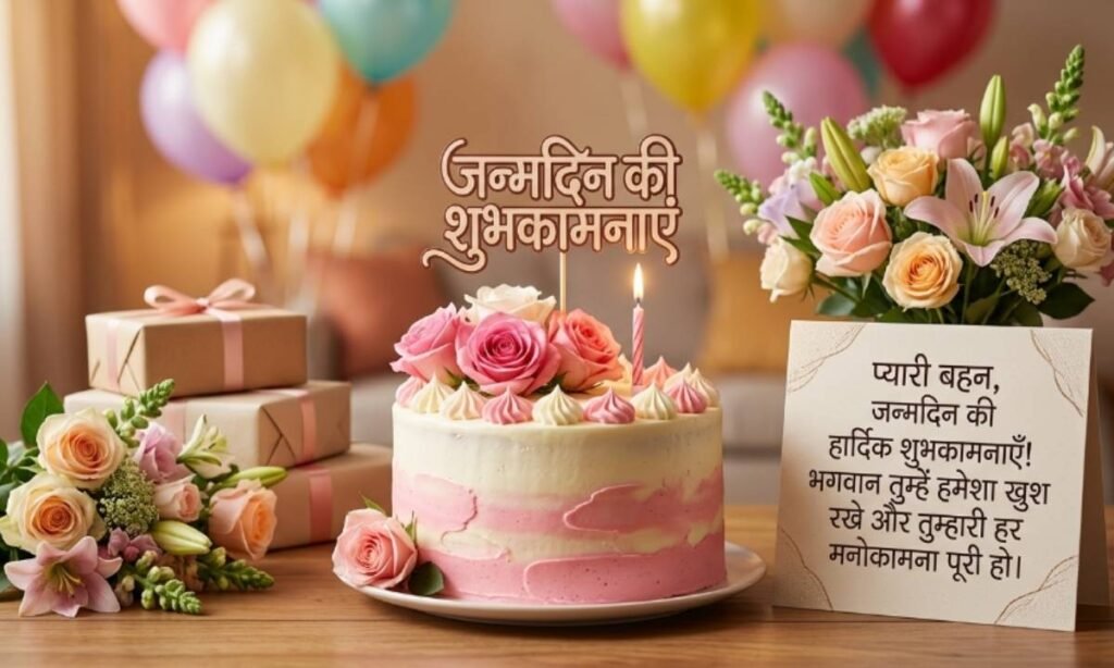 Happy Birthday Wishes For Sister In Hindi