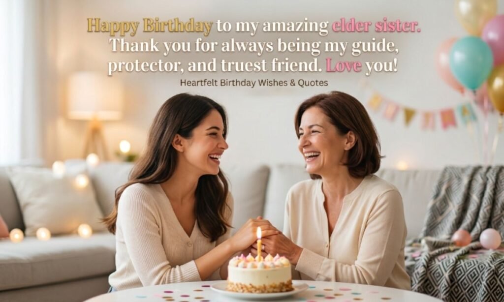 Happy Birthday Wishes for Elder Sister Quotes
