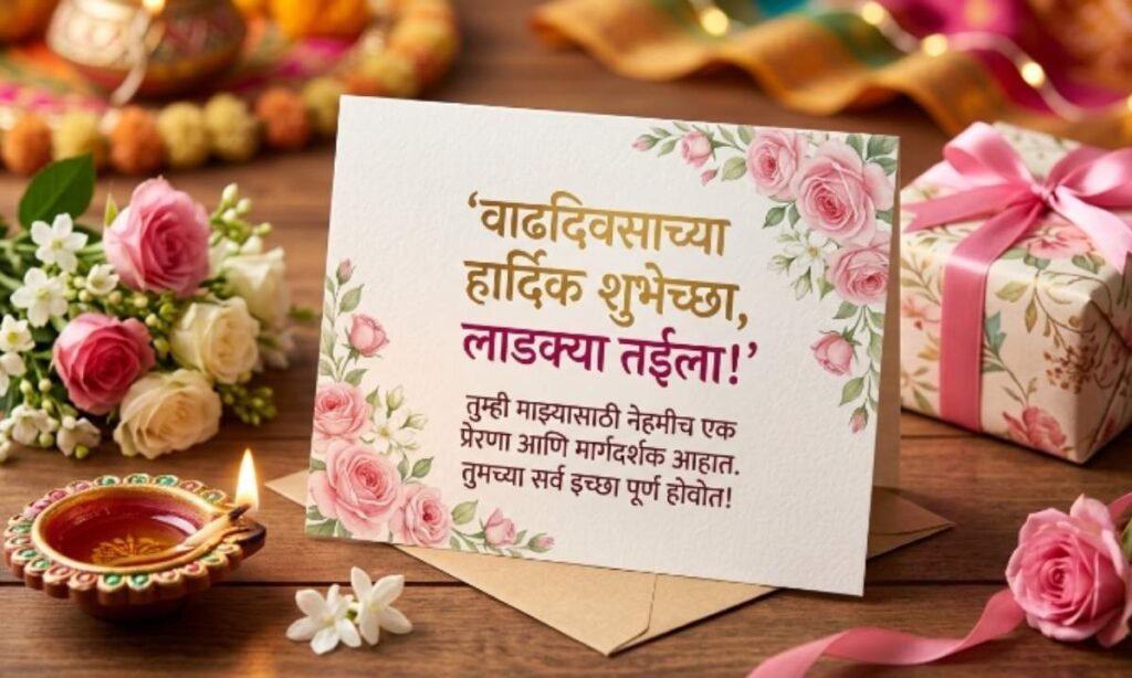 Happy Birthday Wishes for Elder Sister in Marathi
