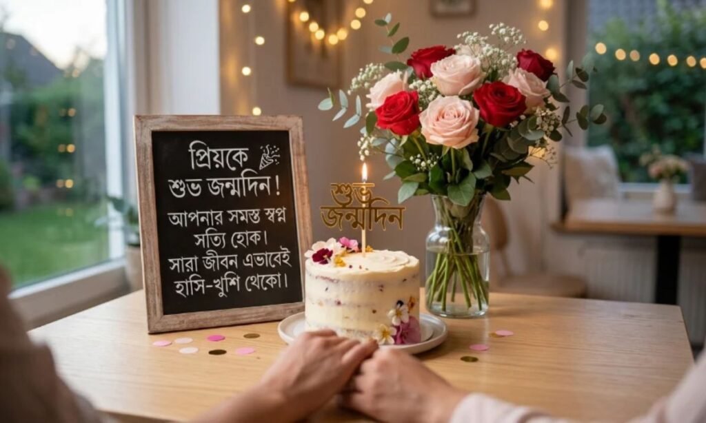 Happy Birthday Wishes for GirlFriend in Bengali