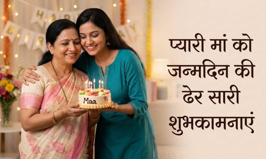 Happy Birthday Wishes for Mom in Hindi