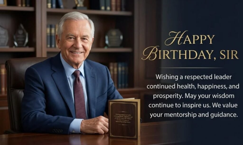 Happy Birthday Wishes for Senior Sir