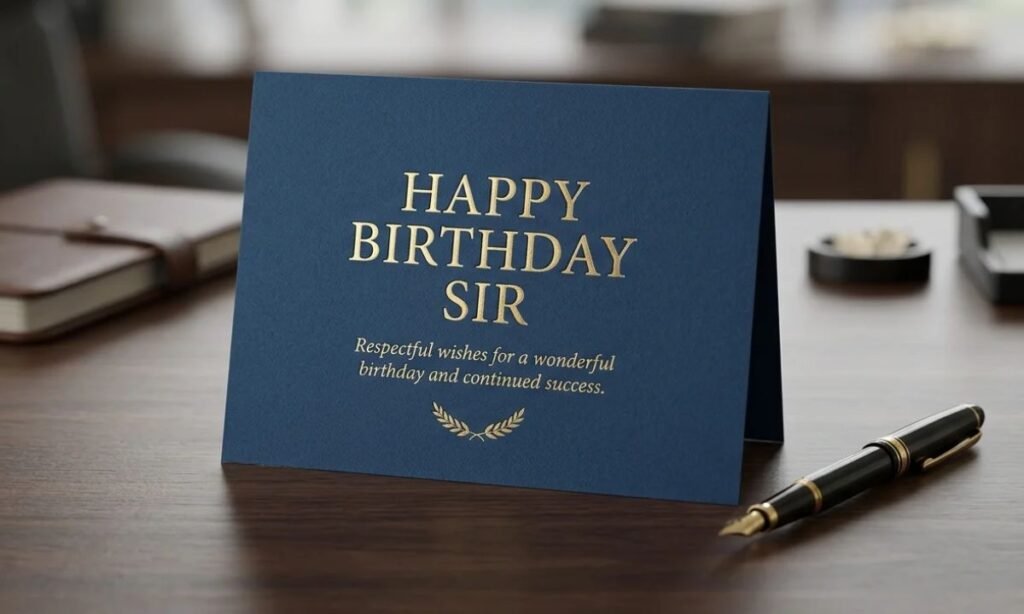 Happy Birthday Wishes for Sir