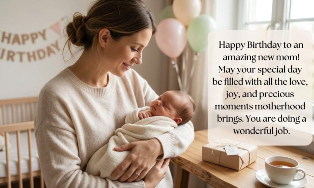 Heartfelt Happy Birthday Wishes for a New Mom
