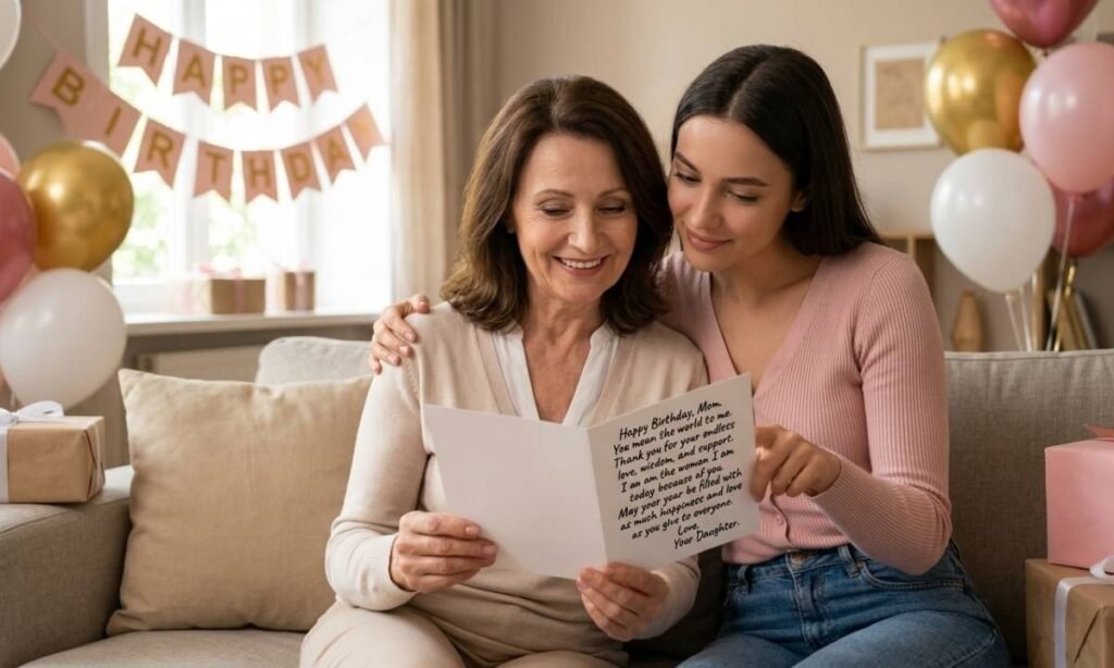 Long and Heartfelt Birthday Messages for Mom From Daughter
