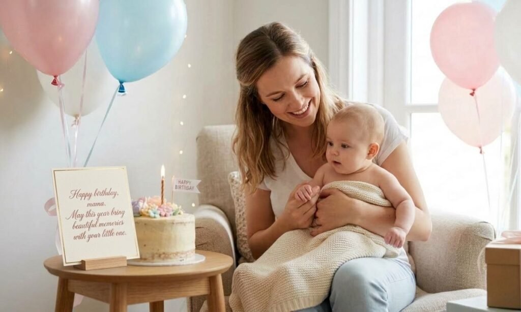Sweet Birthday Wishes for a New Mom and Her Baby