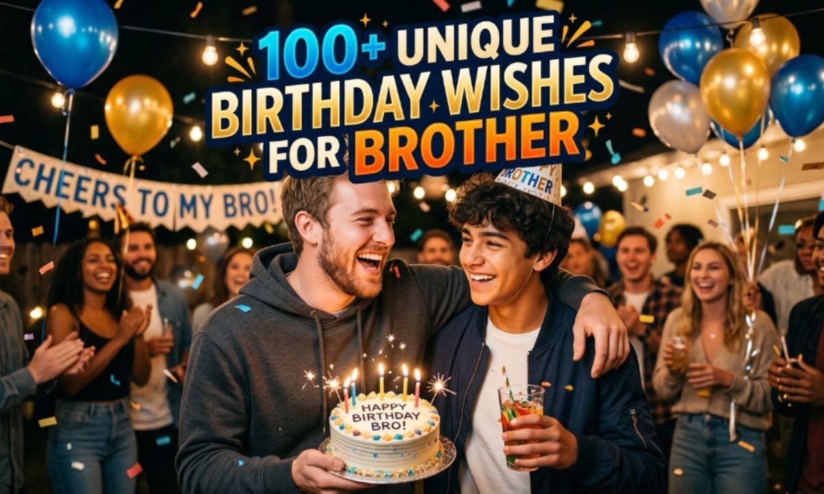 Unique Birthday Wishes for Brother