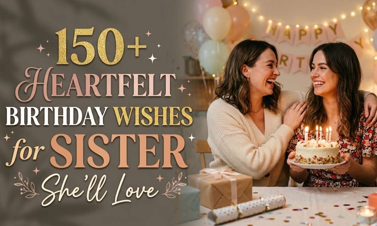 150+ Heartfelt Birthday Wishes for Sister She’ll Love