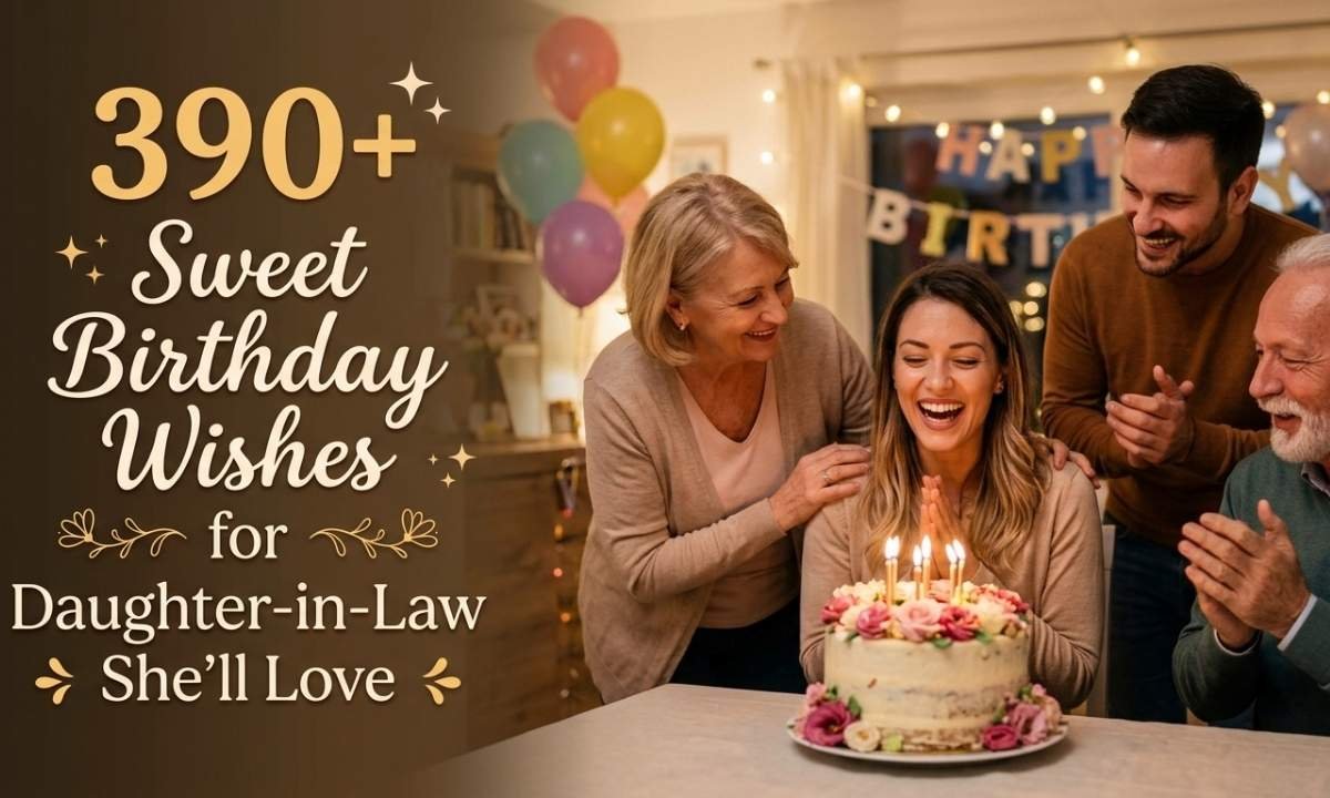 390+ Sweet Birthday Wishes for Daughter-in-Law She’ll Love