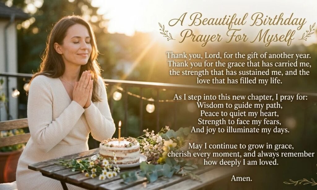 A Beautiful Birthday Prayer For Myself