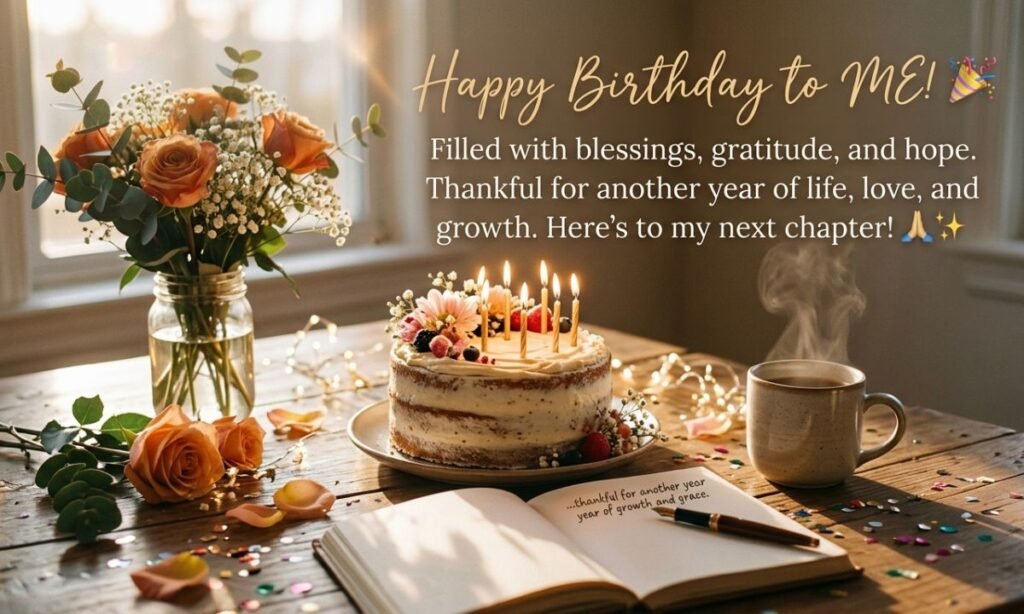 Birthday Wishes For Myself Filled With Blessings