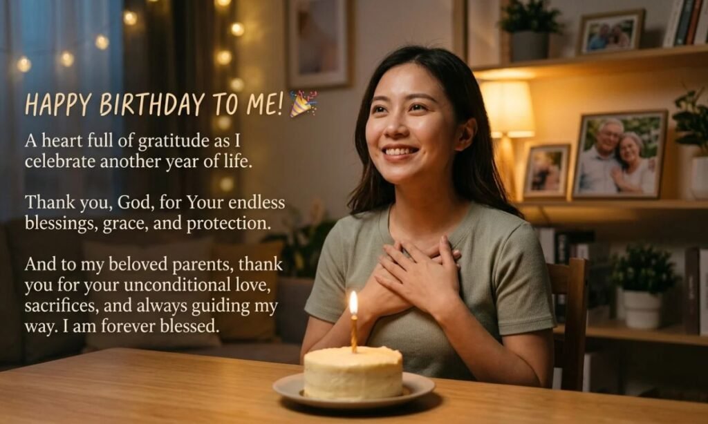 Birthday Wishes For Myself Thanking God And My Parents