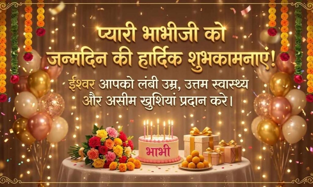 Birthday Wishes for Bhabhi in Hindi