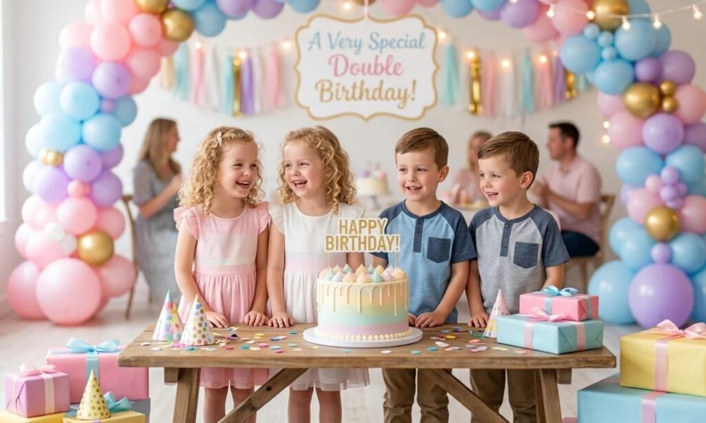 Birthday Wishes for Twin Girls and Boys
