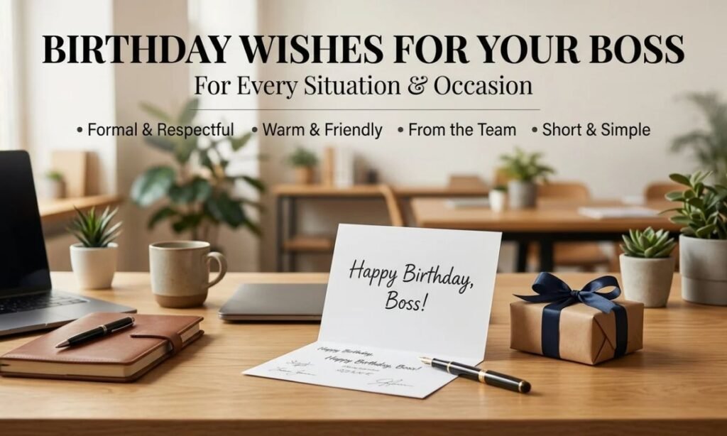 Birthday Wishes for Your Boss for Different Situations and Occasions