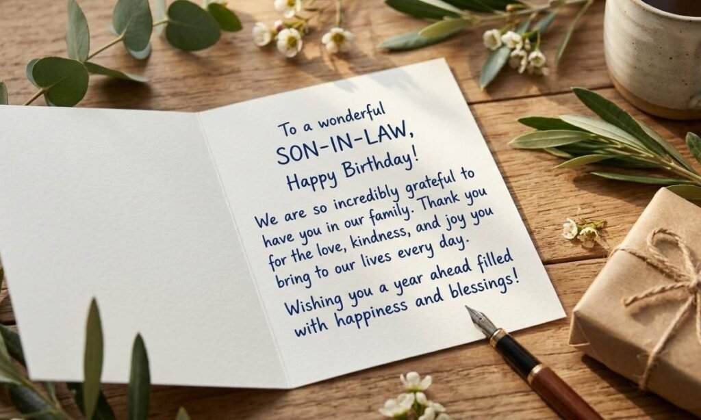 Birthday Wishes for Your Son-in-Law From His Mother-in-Law