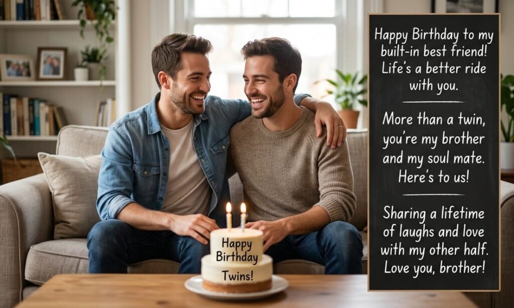 Emotional Birthday Messages for Twins