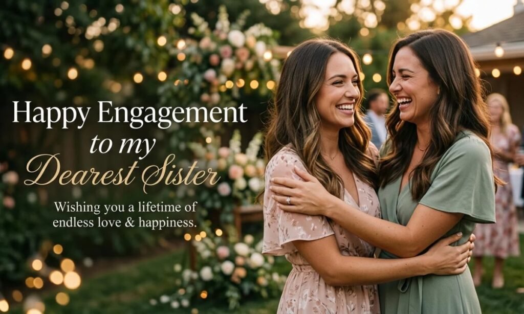Engagement Wishes for Sister