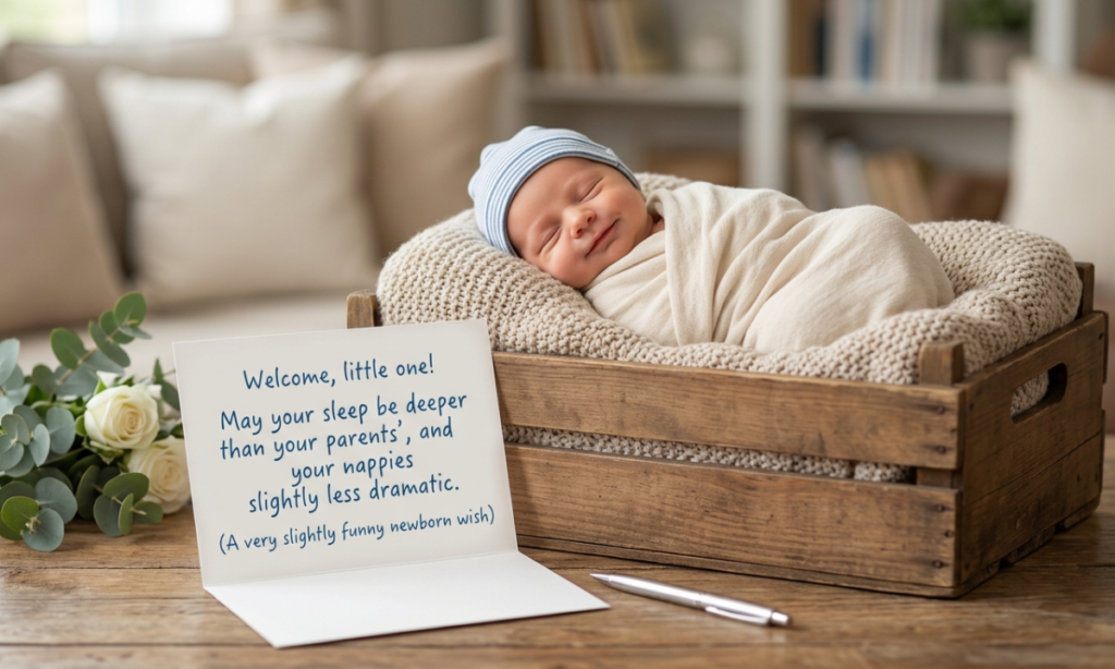 Funny Newborn Baby Wishes And Messages