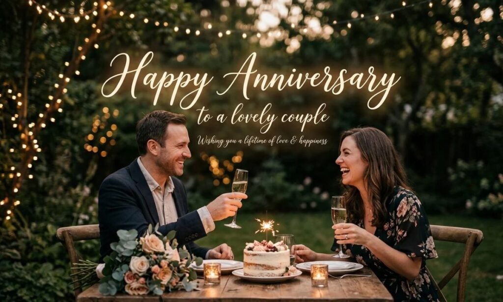 Happy Anniversary Wishes for a Lovely Couple