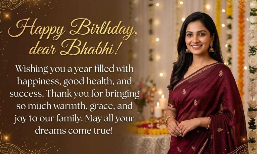 Heartfelt Birthday Wishes for Bhabhi