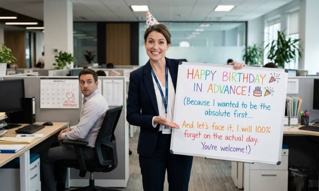 Hilarious Advance Birthday Wishes to Make Someone Laugh
