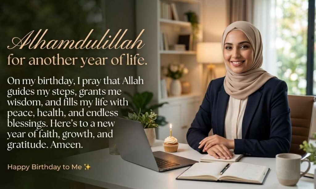 Islamic Birthday Wishes to Celebrate Yourself