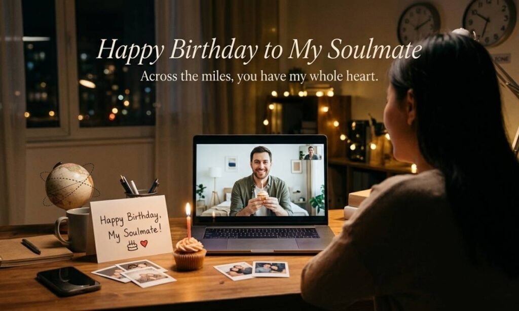 Long-Distance Birthday Wishes for Your Soulmate