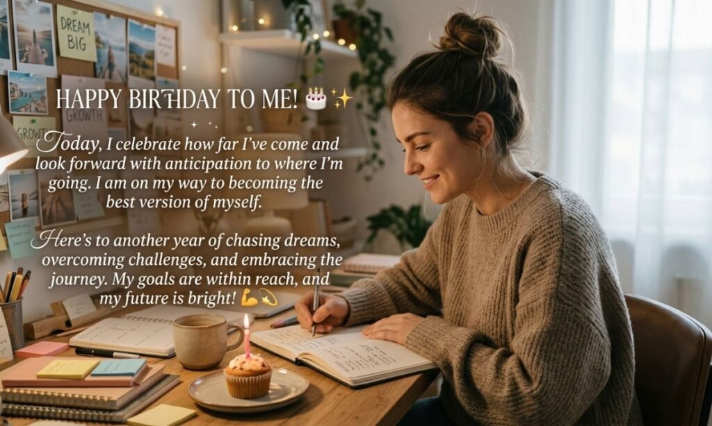 Motivational Birthday Wishes For Myself And My Future Goals
