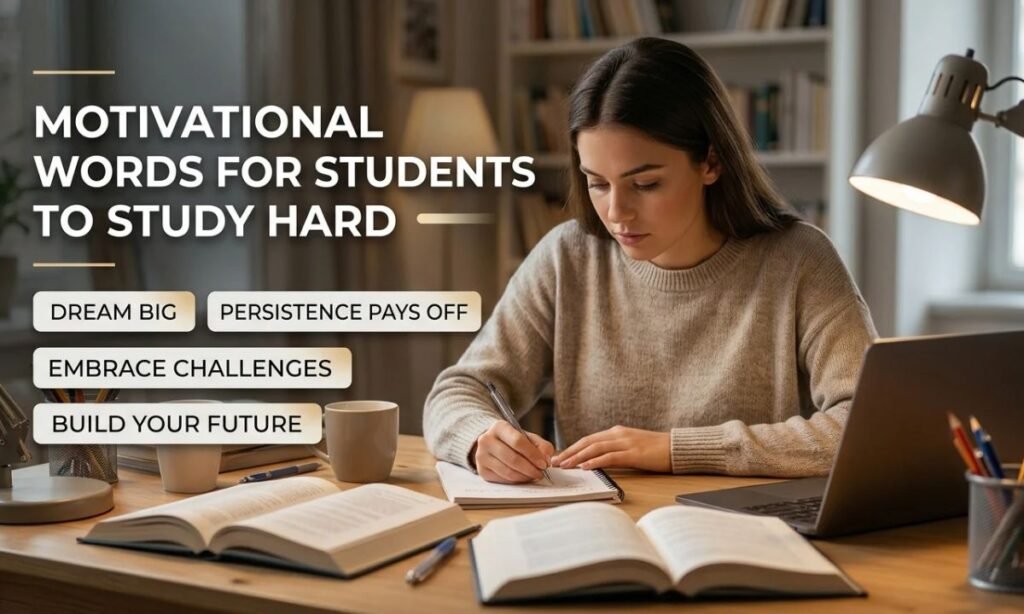 Motivational Words for Students to Study Hard