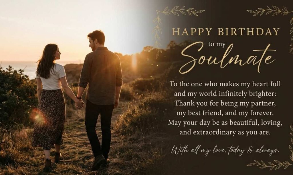 Romantic Birthday Messages and Wishes for Your Soulmate