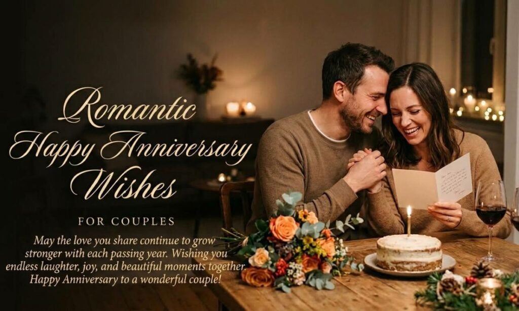Romantic Happy Anniversary Wishes for a Couple
