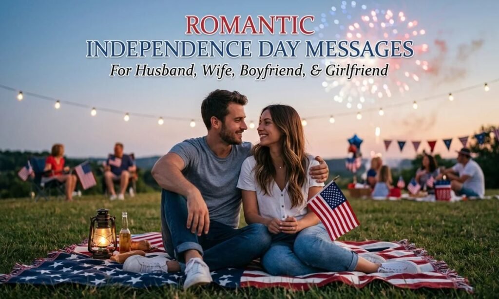 Romantic Independence Day Messages for Husband, Wife, Boyfriend, and Girlfriend