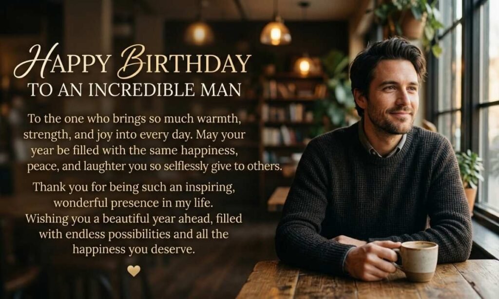 Sincere and Heart-Touching Birthday Wishes for Him