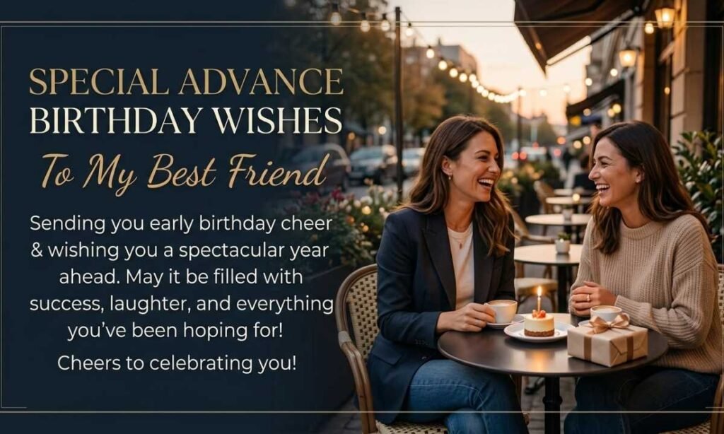 Special Advance Birthday Wishes for Your Best Friend