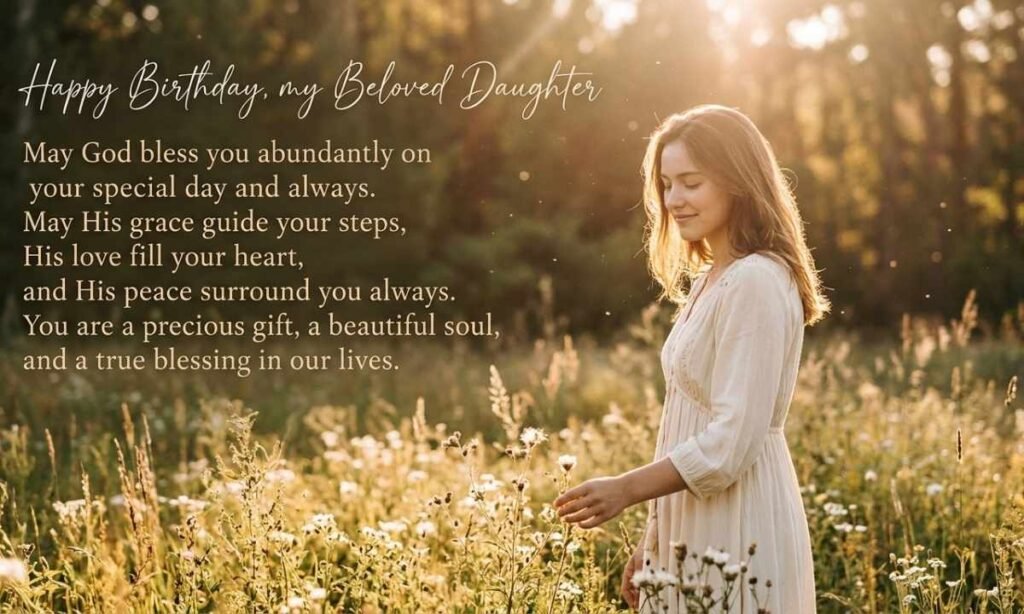 Spiritual Birthday Wishes and Blessings for Your Daughter