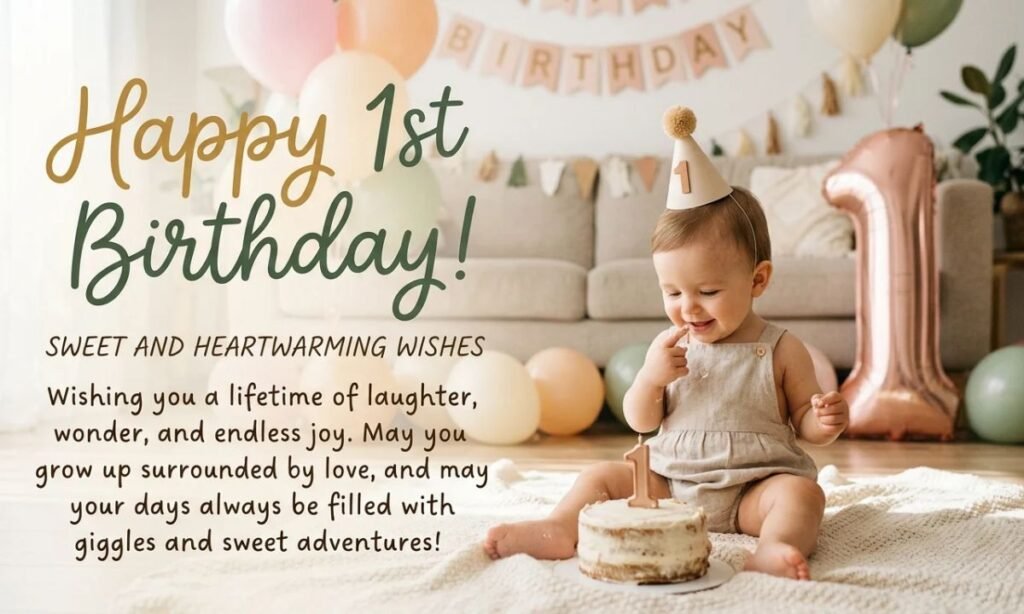Sweet And Heartwarming Wishes For A Baby’s First Birthday