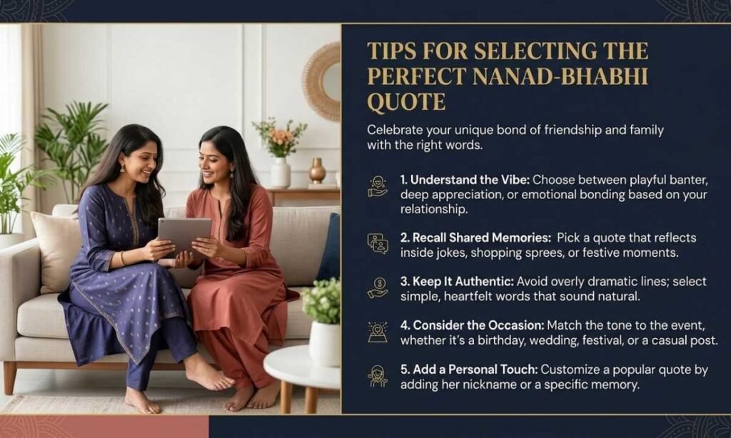 Tips for Selecting the Perfect Nanad Bhabhi Quote