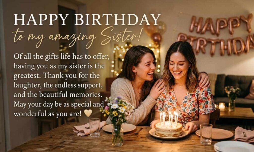 Top Birthday Wishes to Make Your Sister Feel Special