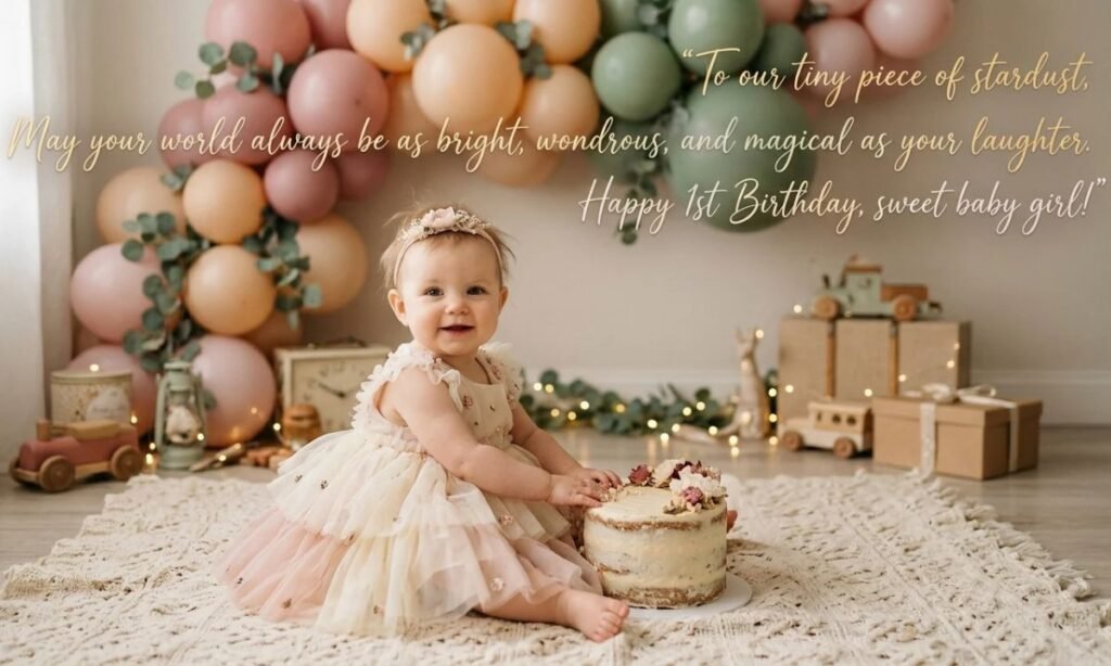 Unique First Birthday Wishes For Baby Girl