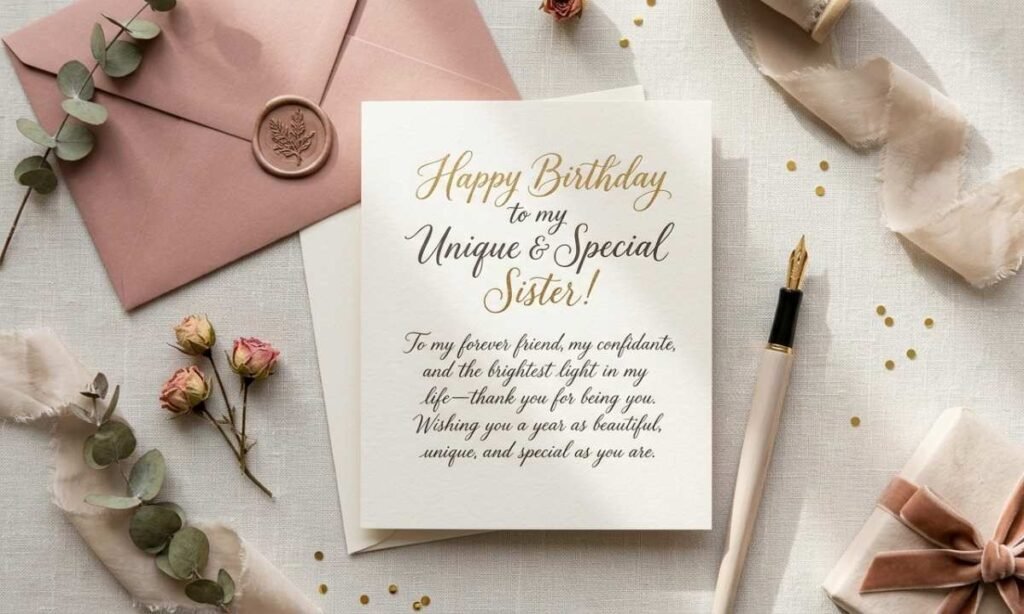 Unique and Special Birthday Messages for Your Sister