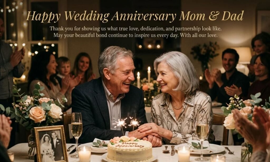 Wedding Anniversary Wishes for Parents